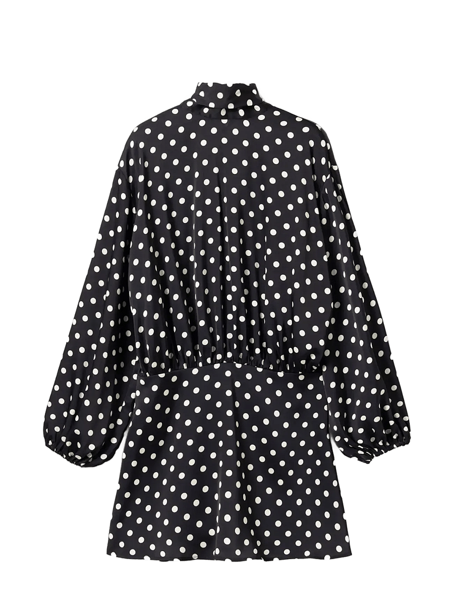 Noella - N-Melda Dress - minikleidid - debbee black print - 2