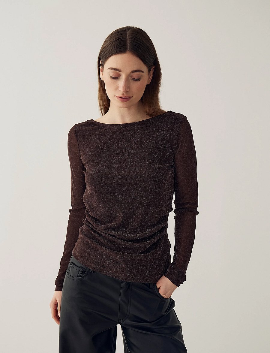 Noella - N-Madaline Top - erilised sündmused - chocolate - 0