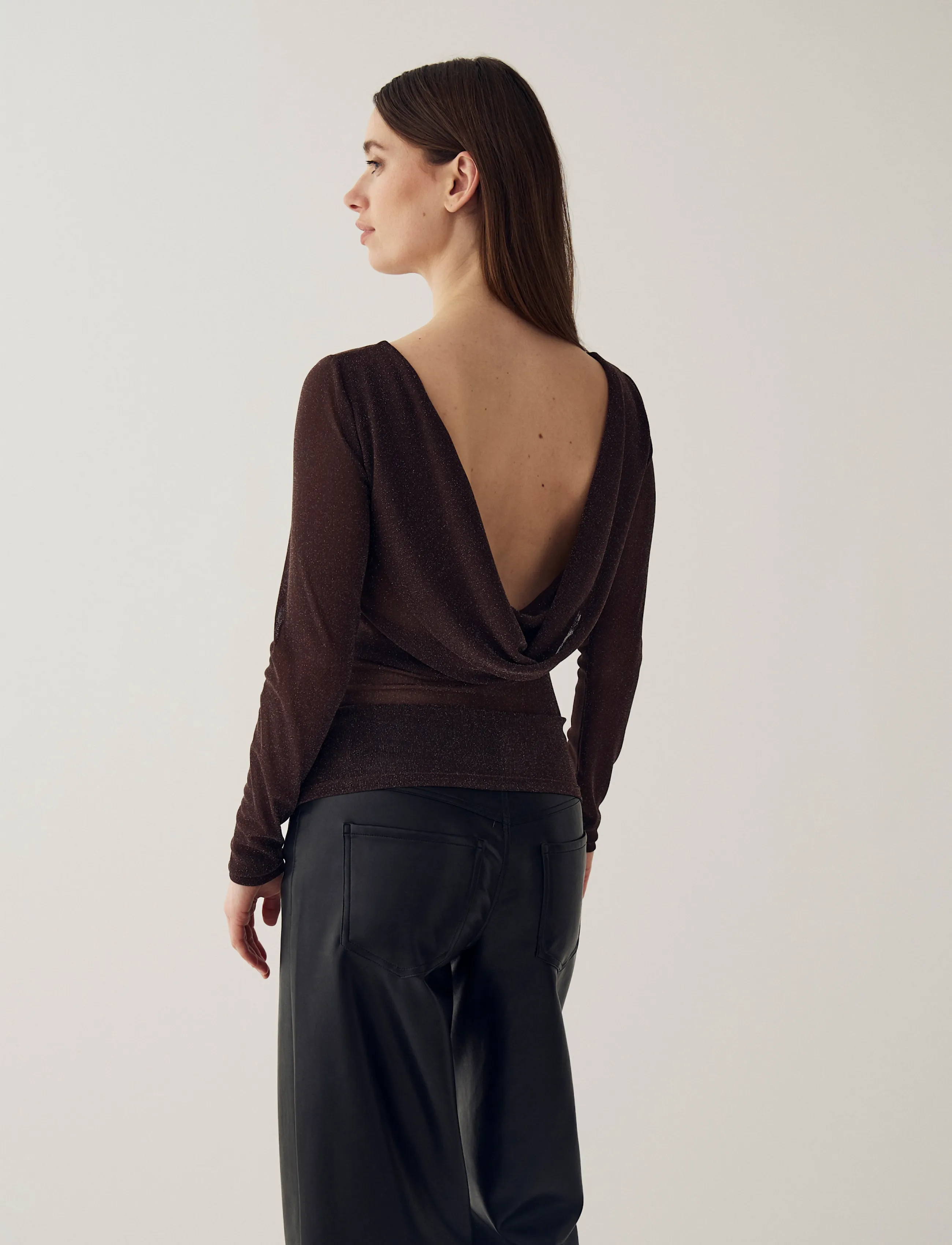 Noella - N-Madaline Top - erilised sündmused - chocolate - 3