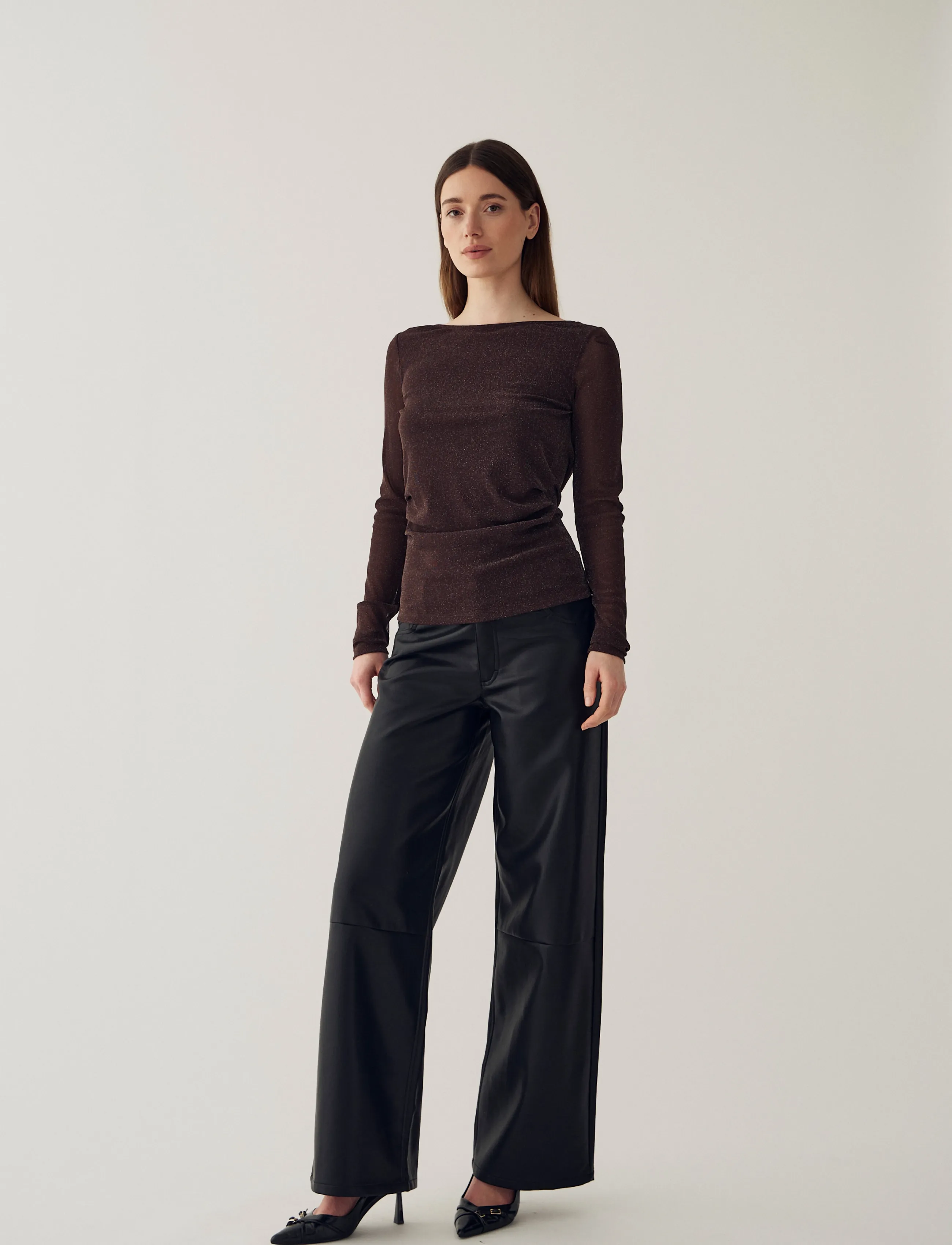 Noella - N-Madaline Top - erilised sündmused - chocolate - 5