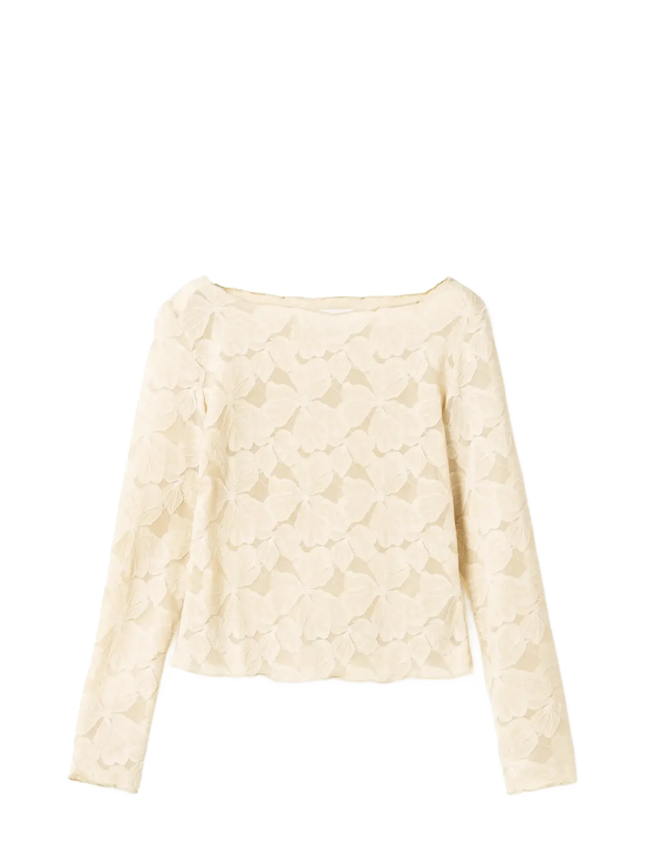 Noella - N-Mackinley Top - pikkade varrukatega topid - antique white - 1