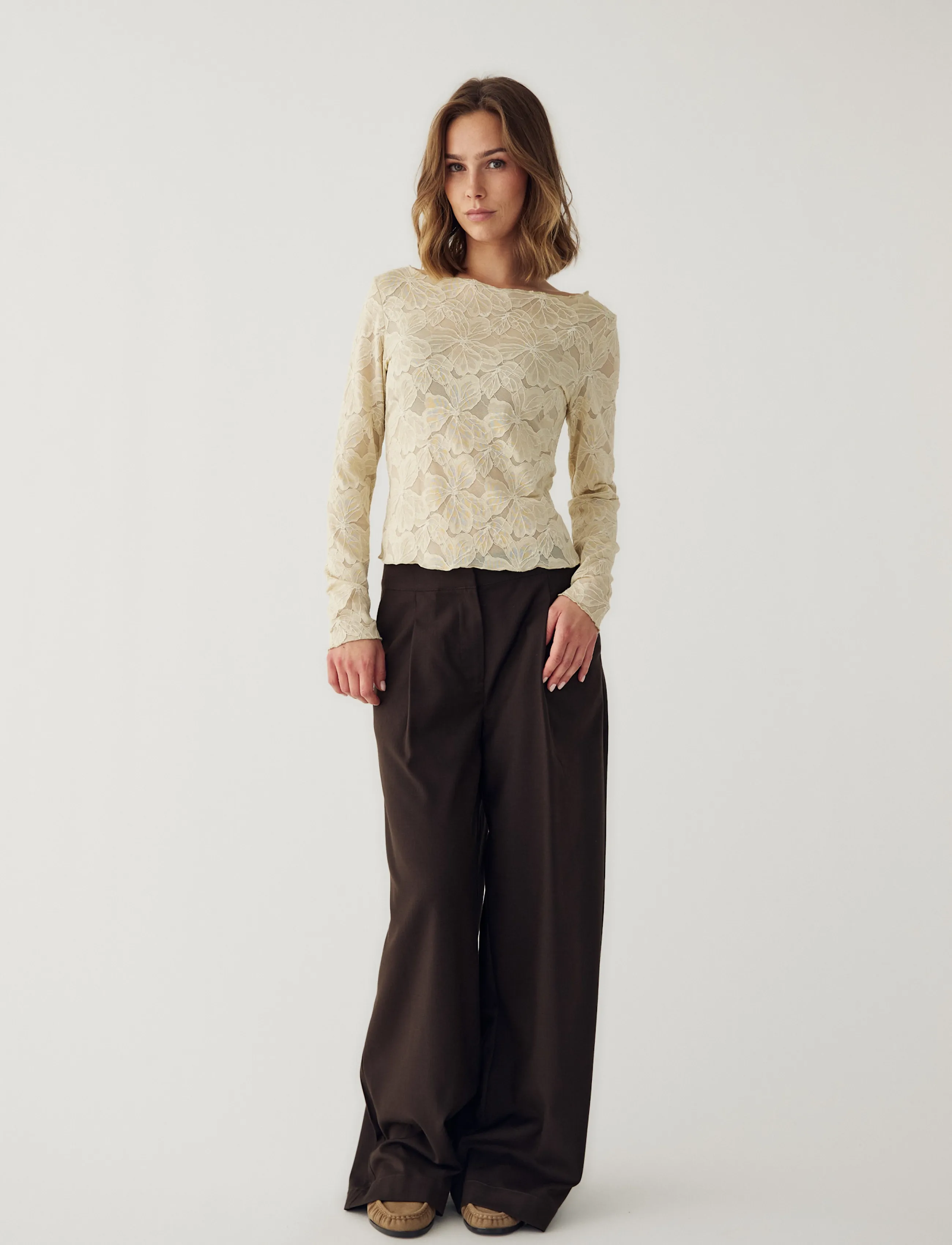 Noella N-Mackinley Top långärmade t-shirt dam – bild 5