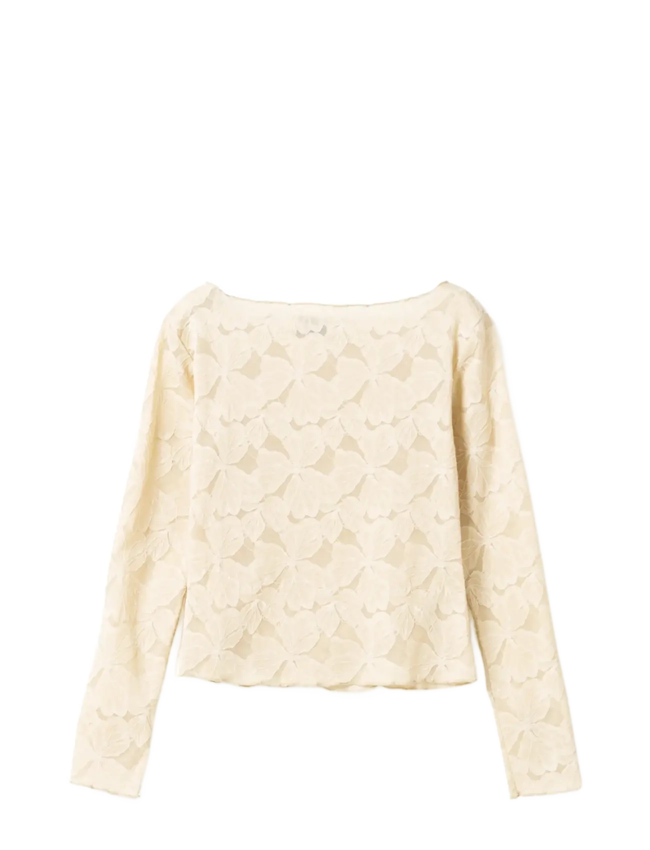 Noella - N-Mackinley Top - pikkade varrukatega topid - antique white - 2