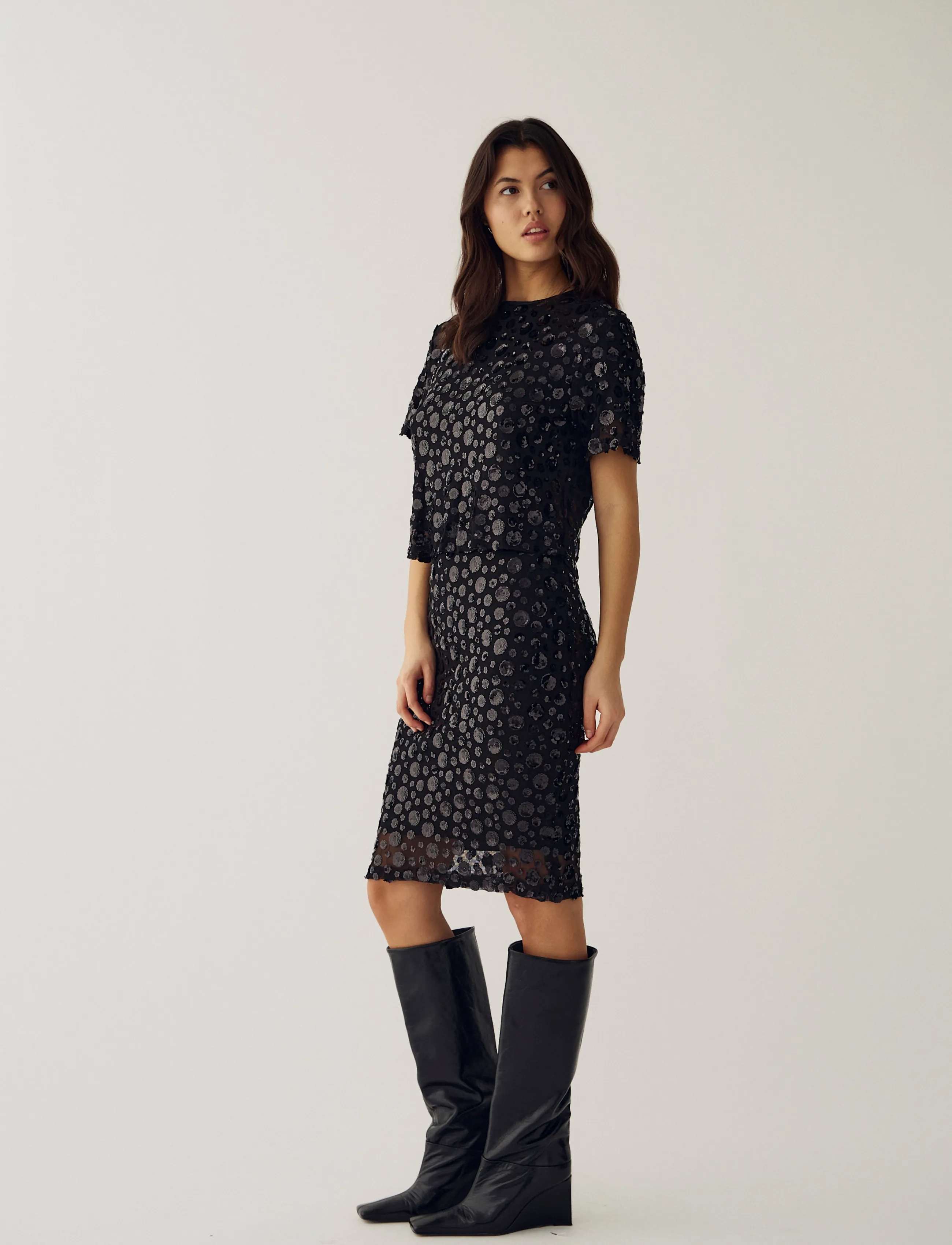 Noella - N-Jocelyn Skirt - litritega seelikud - black - 4