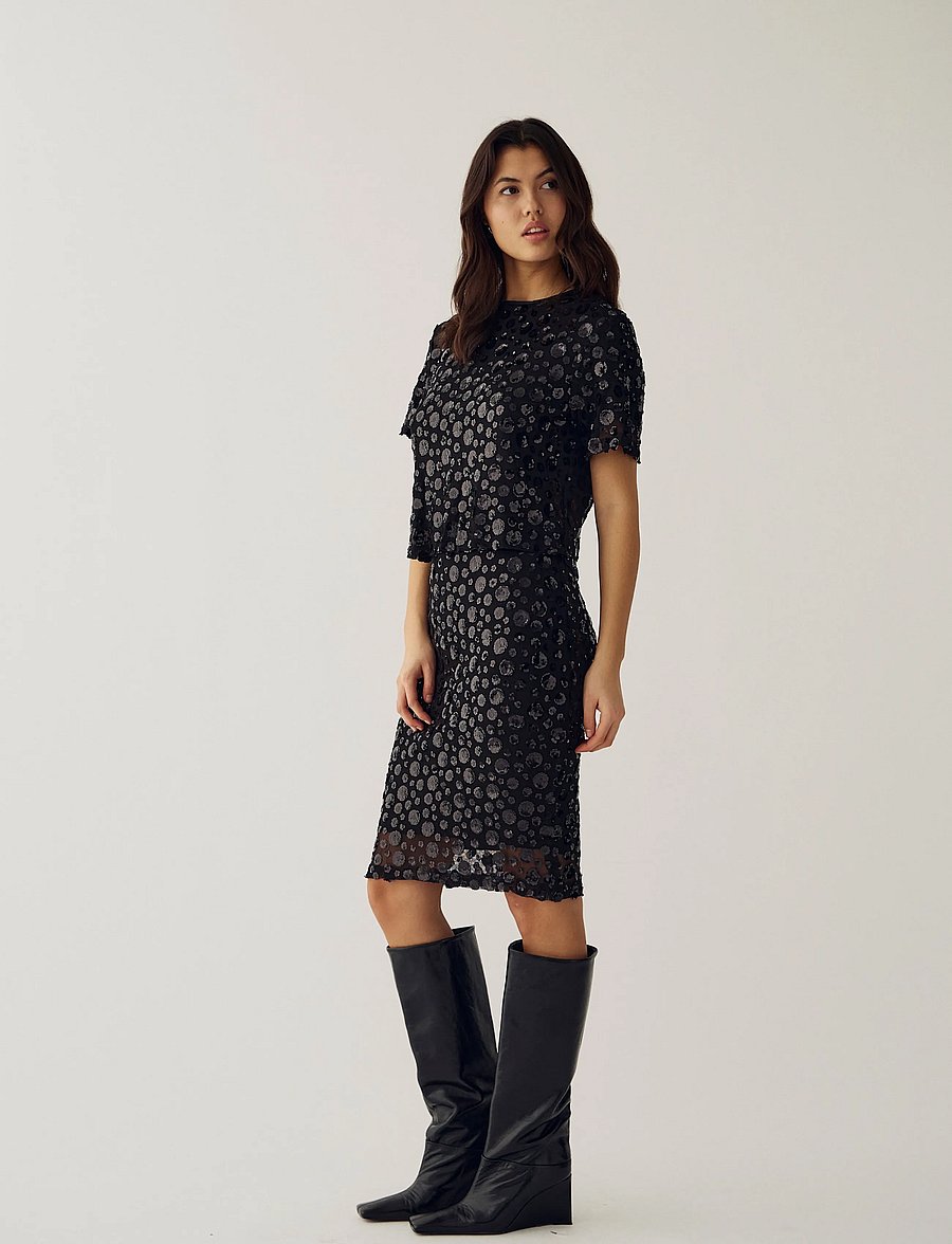 Noella - N-Jocelyn Skirt - litritega seelikud - black - 4