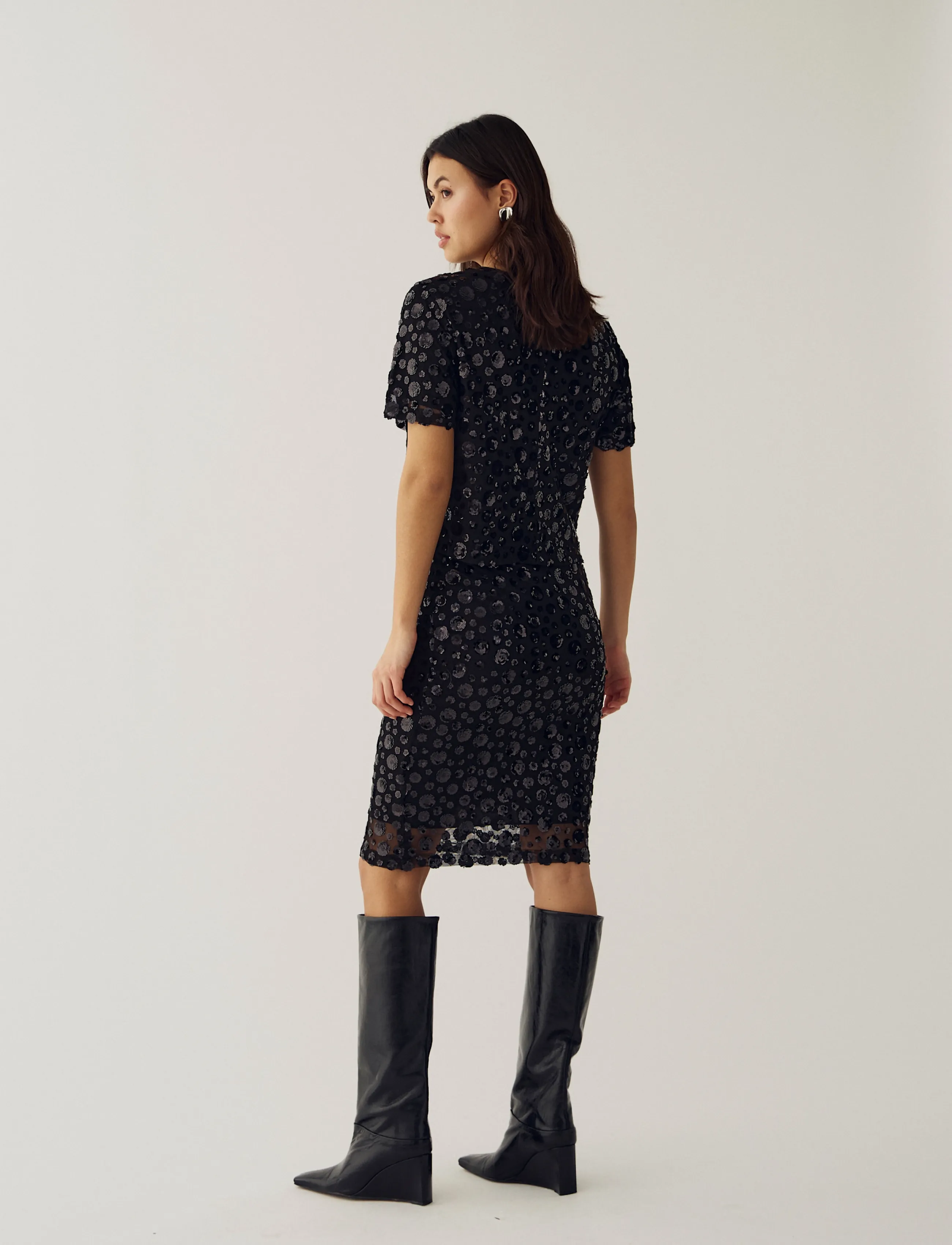 Noella - N-Jocelyn Skirt - litritega seelikud - black - 5