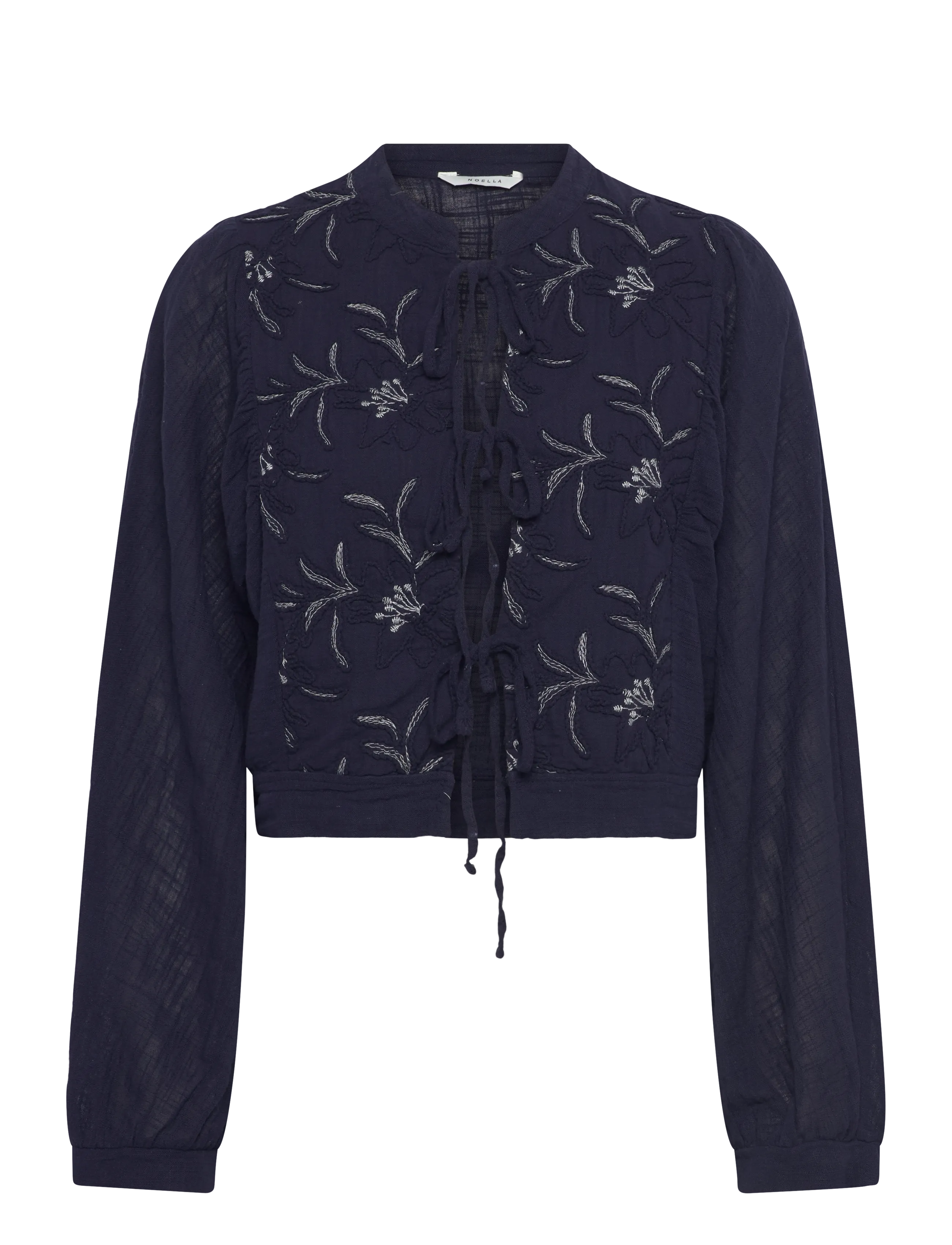 Noella N-Ludmilla Blouse - Long sleeved blouses - MIDNIGHT BLUE / navy