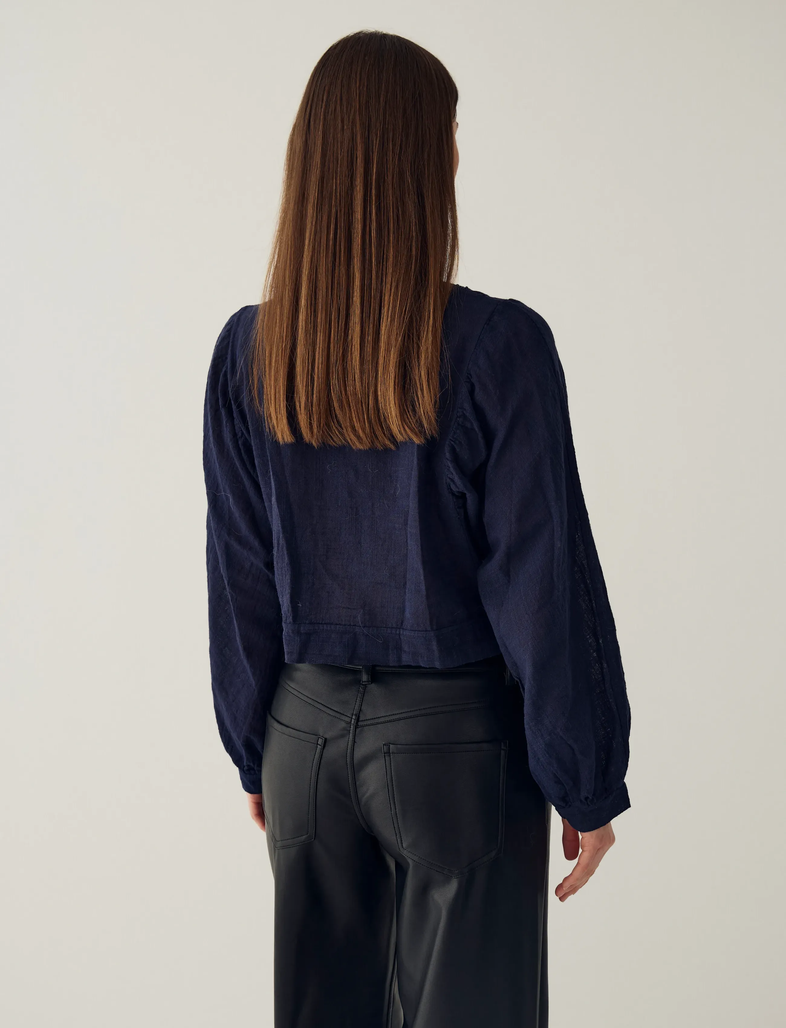 Noella - N-Ludmilla Blouse - langærmede bluser - midnight blue - 4