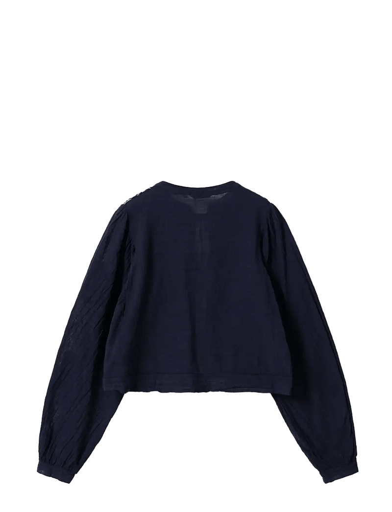 Noella - N-Ludmilla Blouse - langærmede bluser - midnight blue - 2