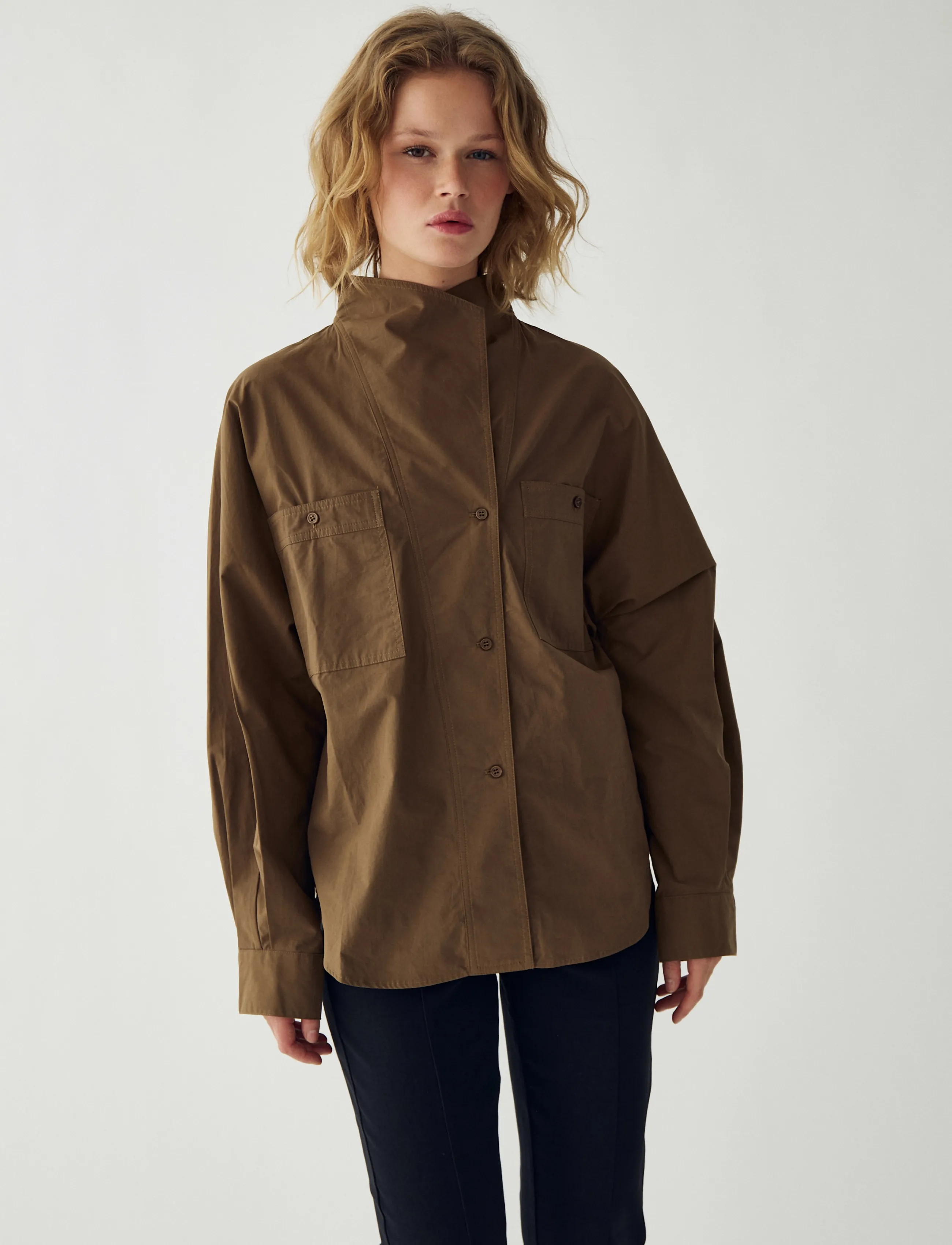 Noella N-Novi Shirt - Skjortor - BREEN / khaki/green
