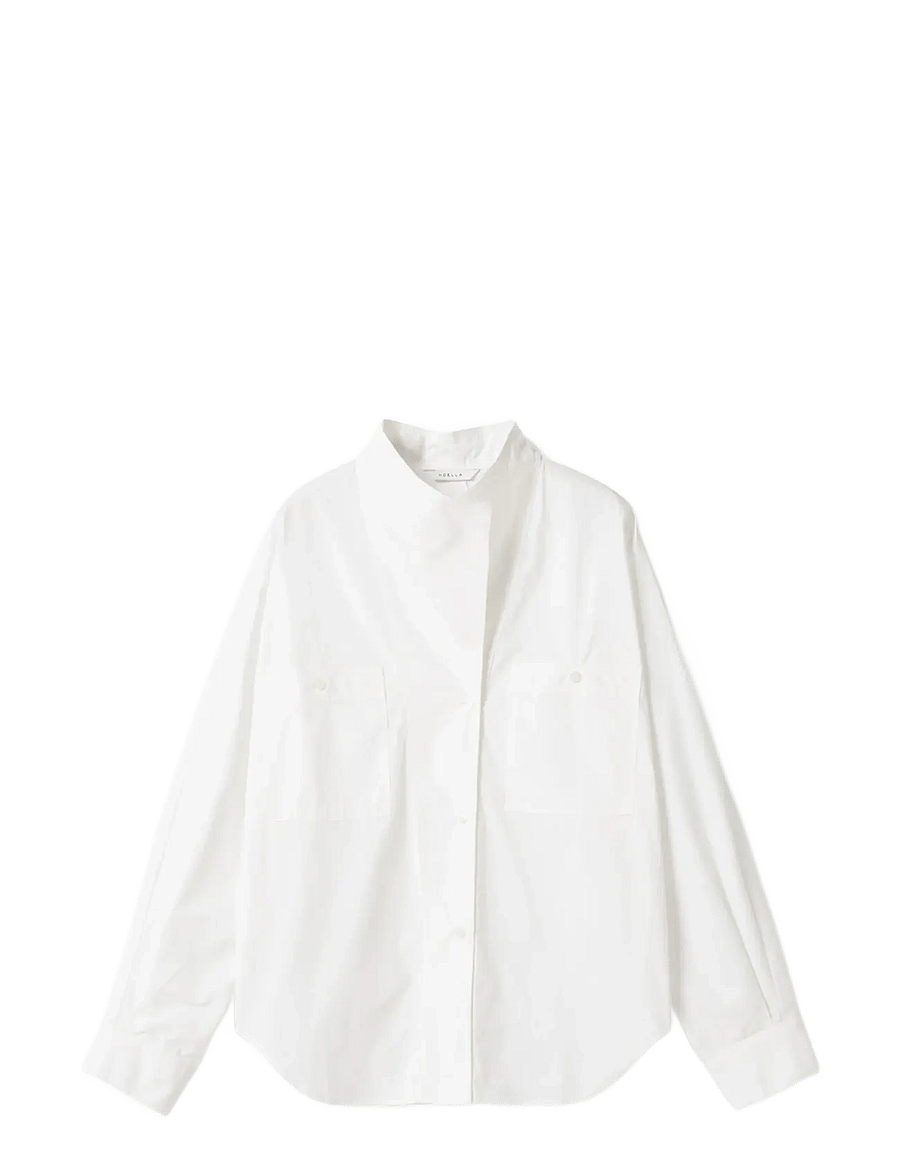Noella - N-Novi Shirt - langärmlige hemden - white - 1