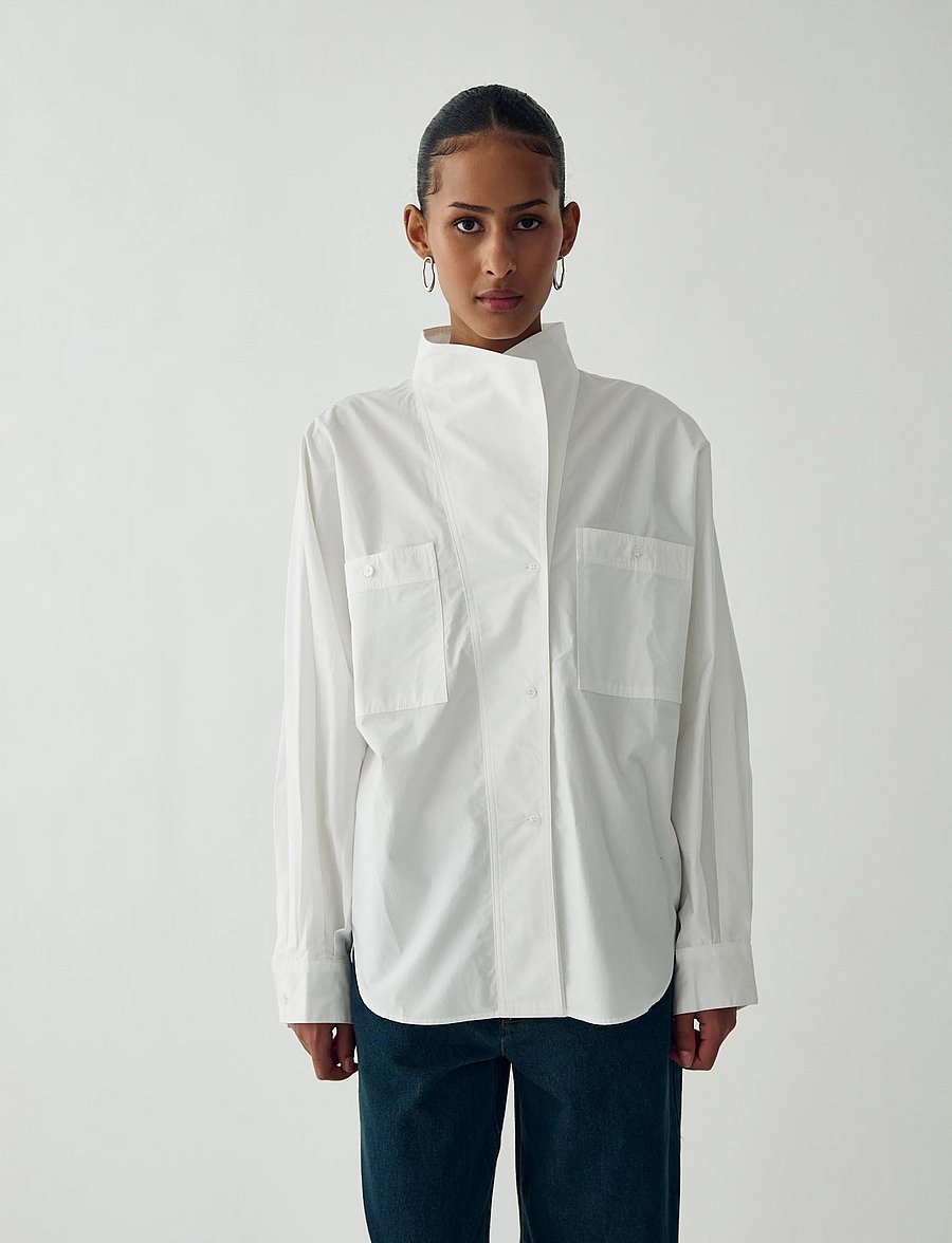 Noella - N-Novi Shirt - langärmlige hemden - white - 0