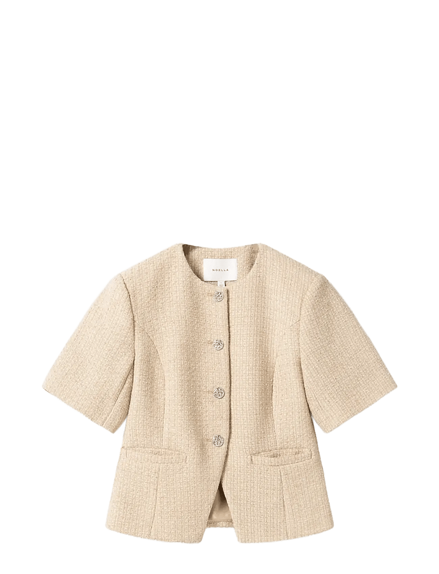 Noella - N-Kasaundra Blazer - bouclé - light sand - 1