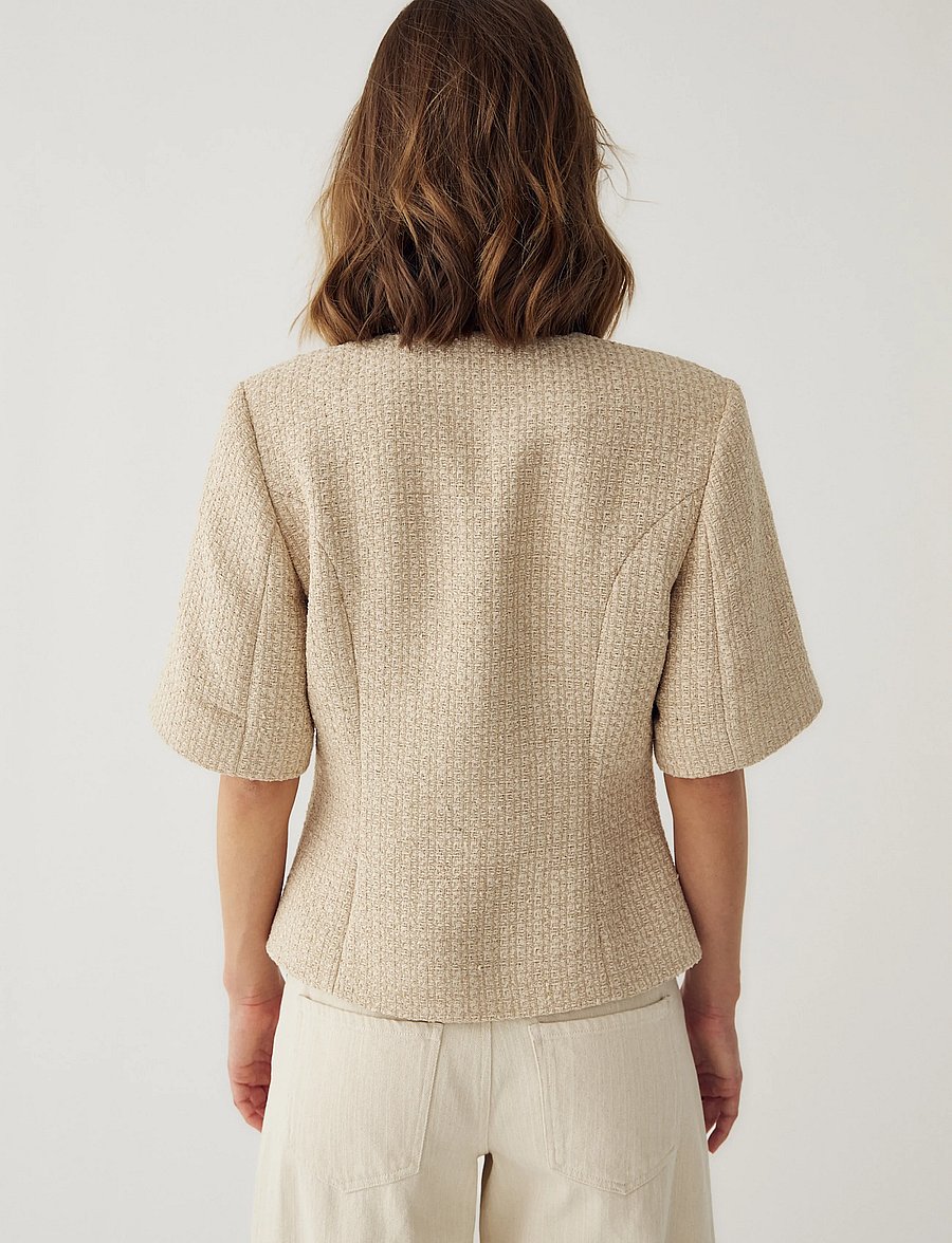 Noella - N-Kasaundra Blazer - bouclé - light sand - 3