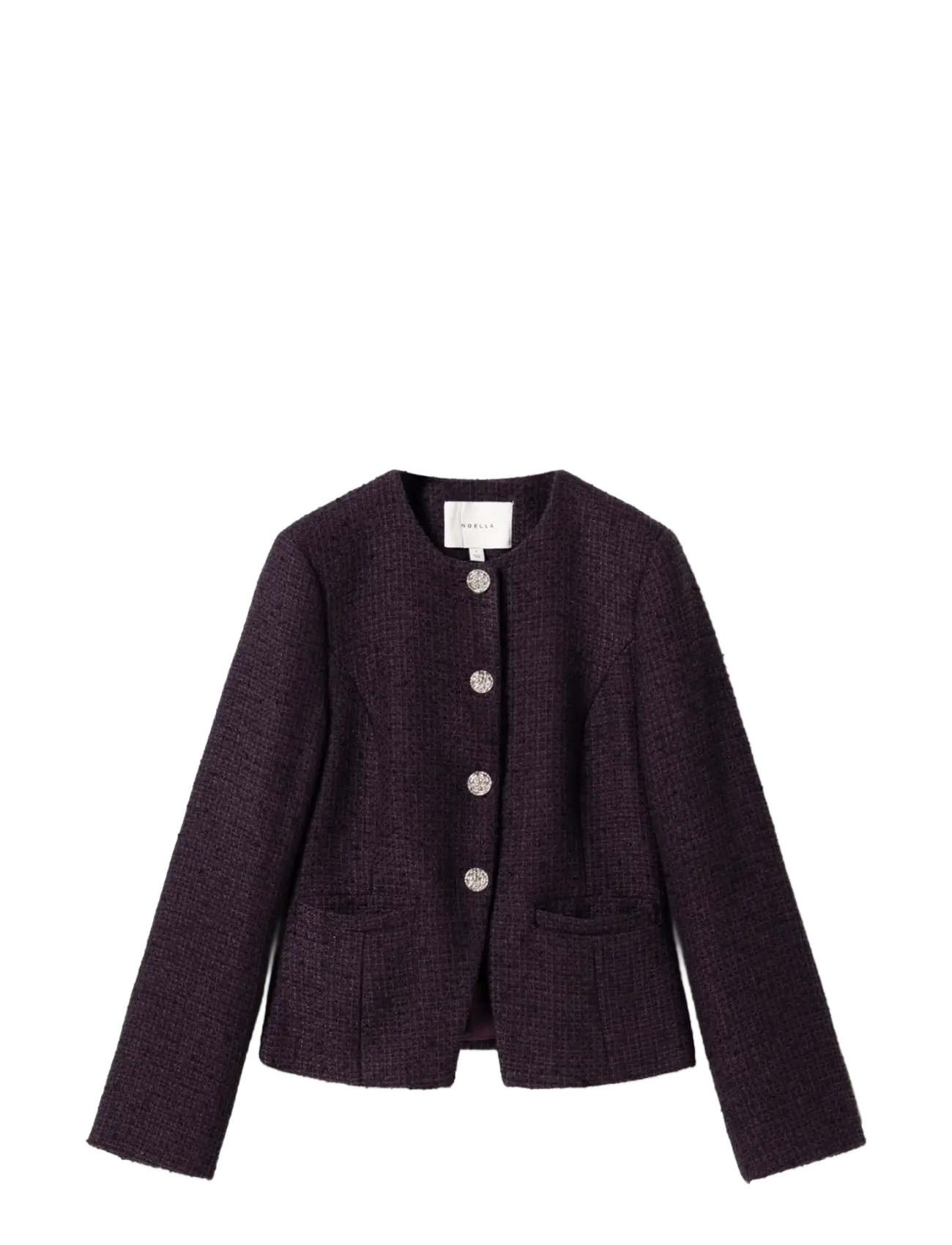 Noella - N-Kasaundra LS Blazer - dark plum - 1