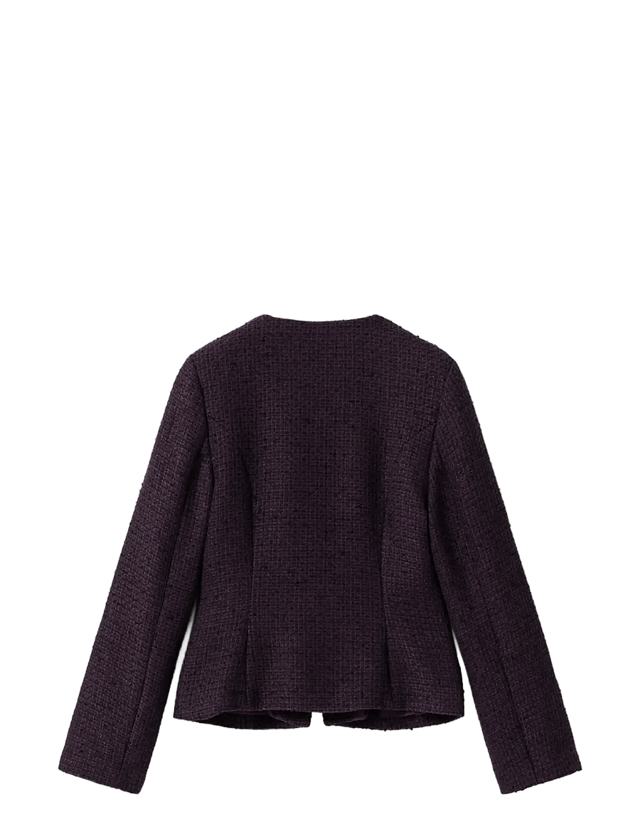 Noella - N-Kasaundra LS Blazer - dark plum - 2
