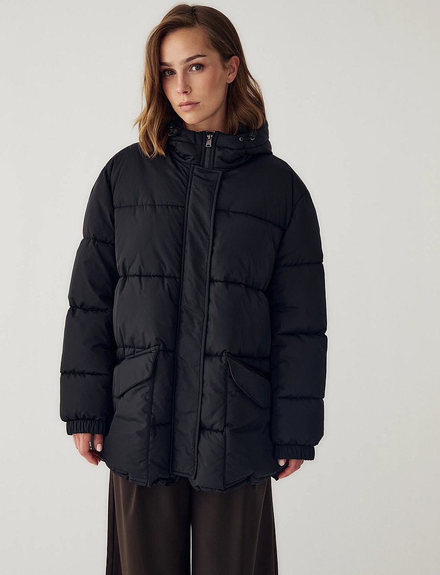Noella - N-Lezlee Coat - talvejoped - black - 0