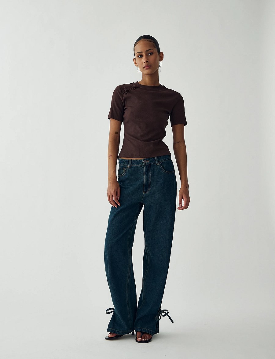 Noella - N-Neina Top - t-shirts - chocolate - 5