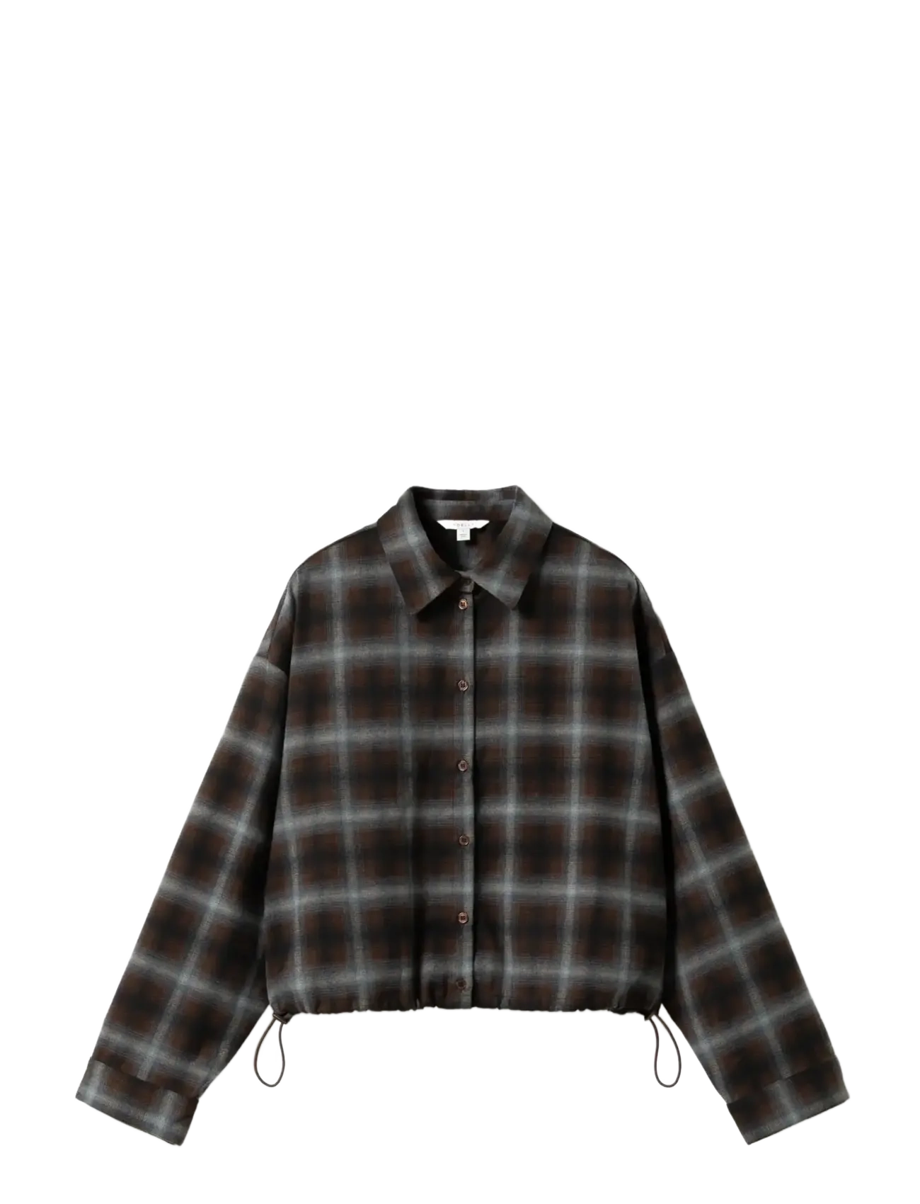 Noella N-Nila Shirt - Suveaeg linnas - DANNE BROWN BLUE CHECK / brown