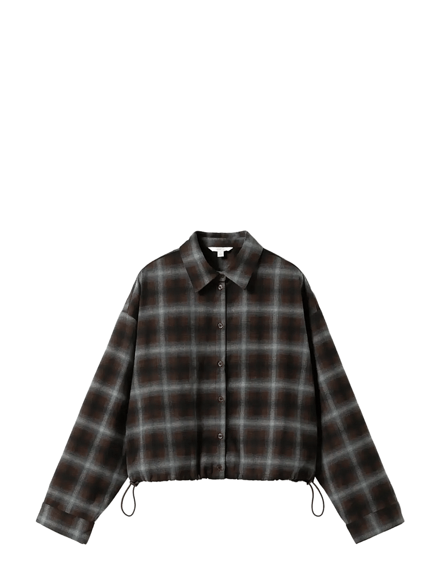Noella - N-Nila Shirt - pikkade varrukatega särgid - danne brown blue check - 1
