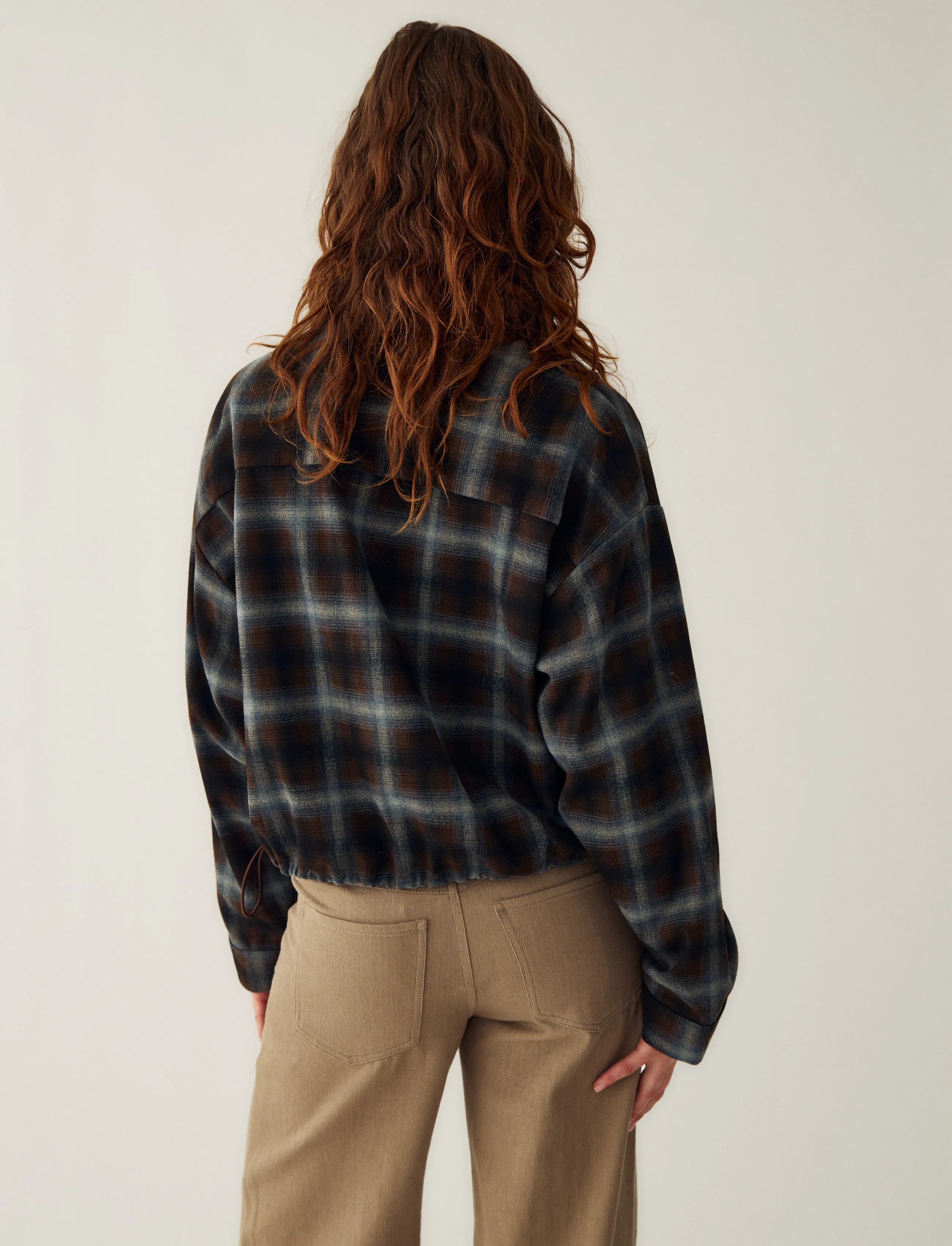 Noella - N-Nila Shirt - pikkade varrukatega särgid - danne brown blue check - 3