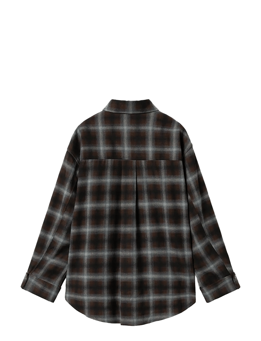 Noella - N-Marlon Shirt - overshirts - danne brown blue check - 2