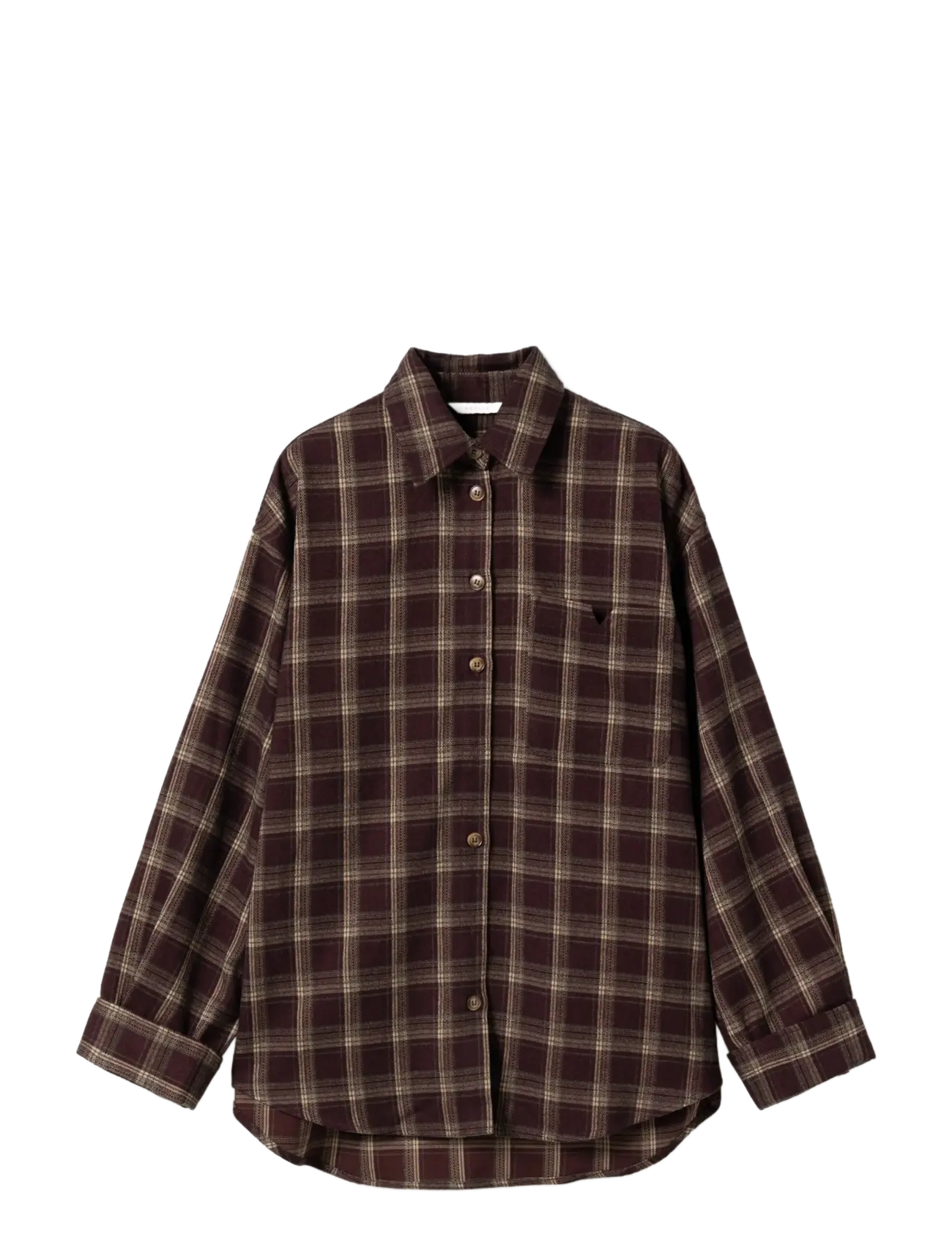Noella N-Marlon Shirt - Blouses & Shirts - DAFNEE BROWN CHECK / brown