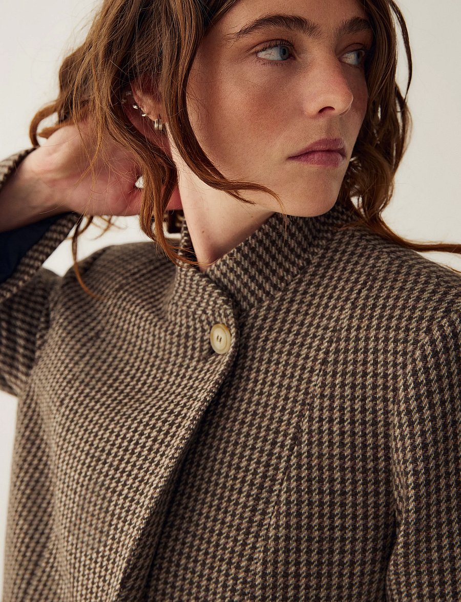 Noella - N-Monique Blazer - delphia brown check - 4