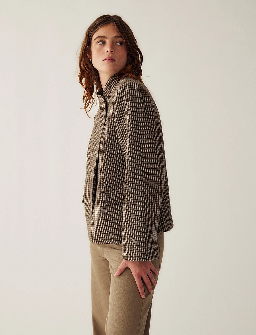 Noella - N-Monique Blazer - delphia brown check - 5