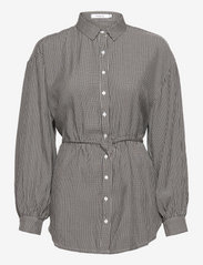 Noella - Tika Shirt - langermede skjorter - black/white checks - 0