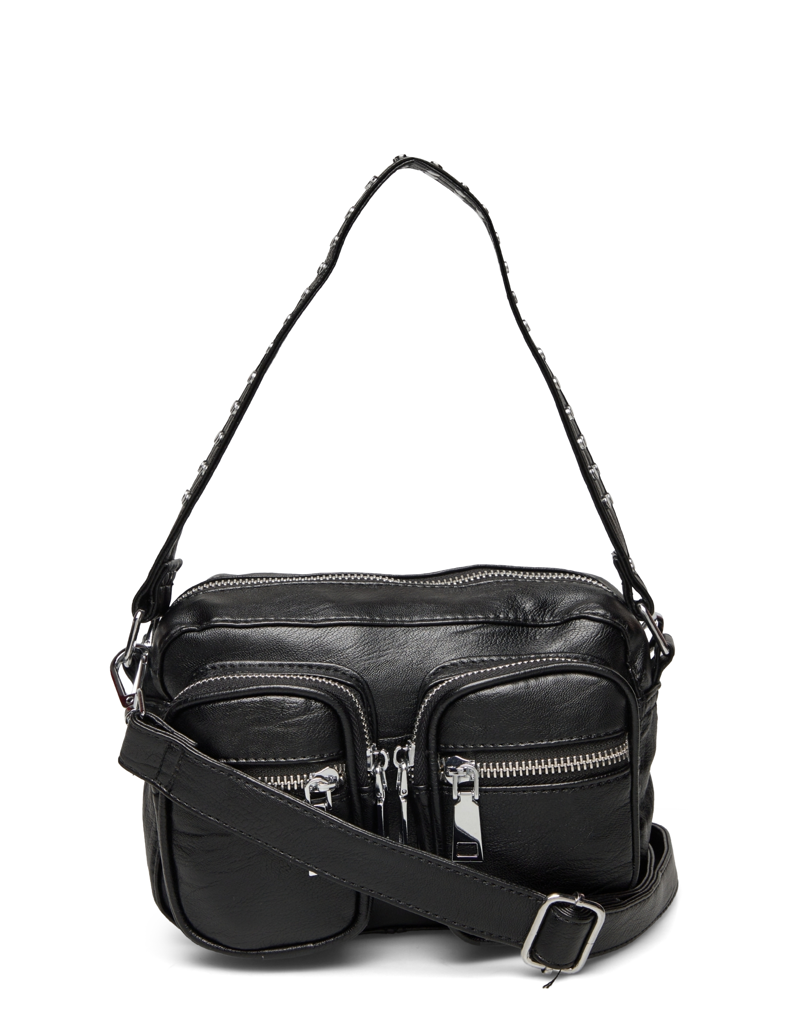 Noella Kendra Bag Black Leather Look, One Size, Bags, Schwarz - Small Shoulder Bags-crossbody Frauen