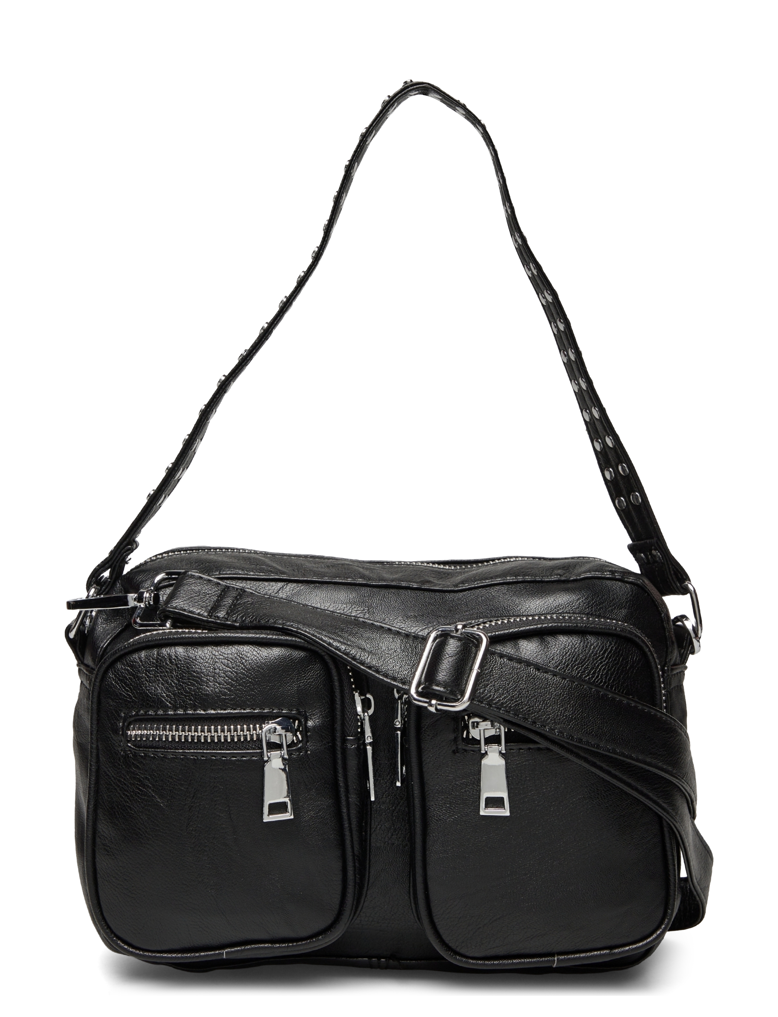 Noella Celina Bag Black Leather Look, One Size, Bags, Schwarz - Small Shoulder Bags-crossbody Frauen
