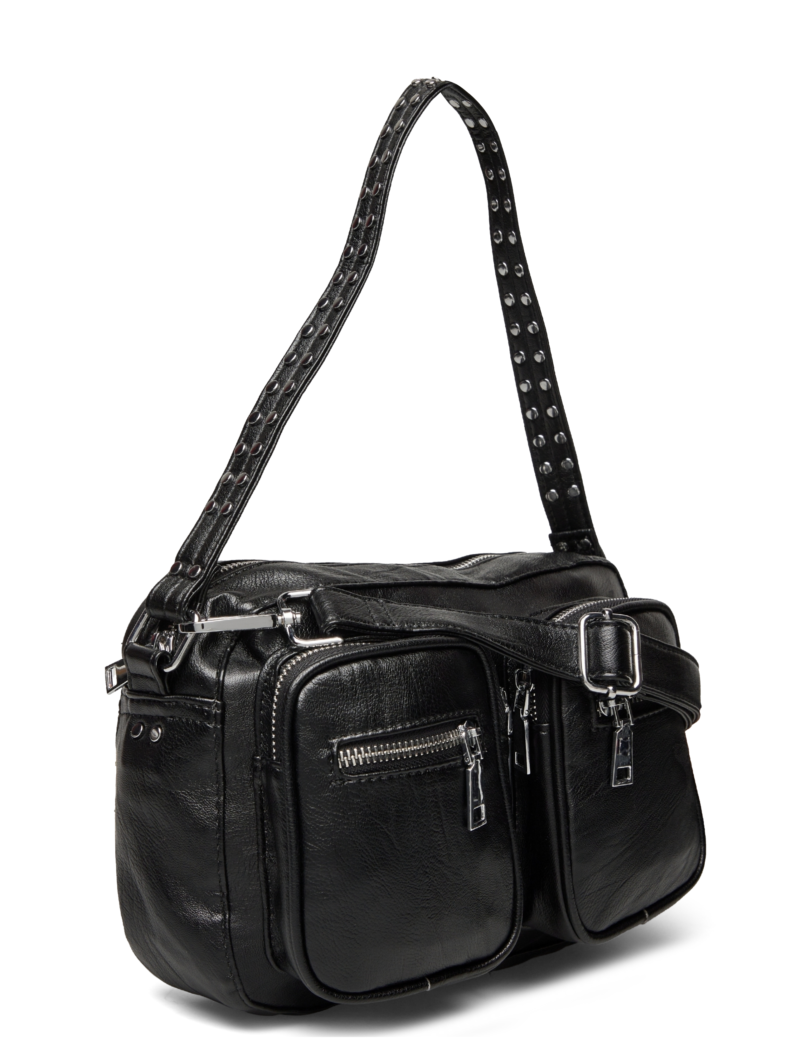 Noella - Celina Bag Black Leather Look - fashion trends - black leather look - 2
