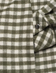 Noella - Avalon Shirt Jacket - pitkät talvitakit - army checks - 3