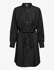 Noella - Anika Shirt Dress Denim - skjortekjoler - black denim - 0