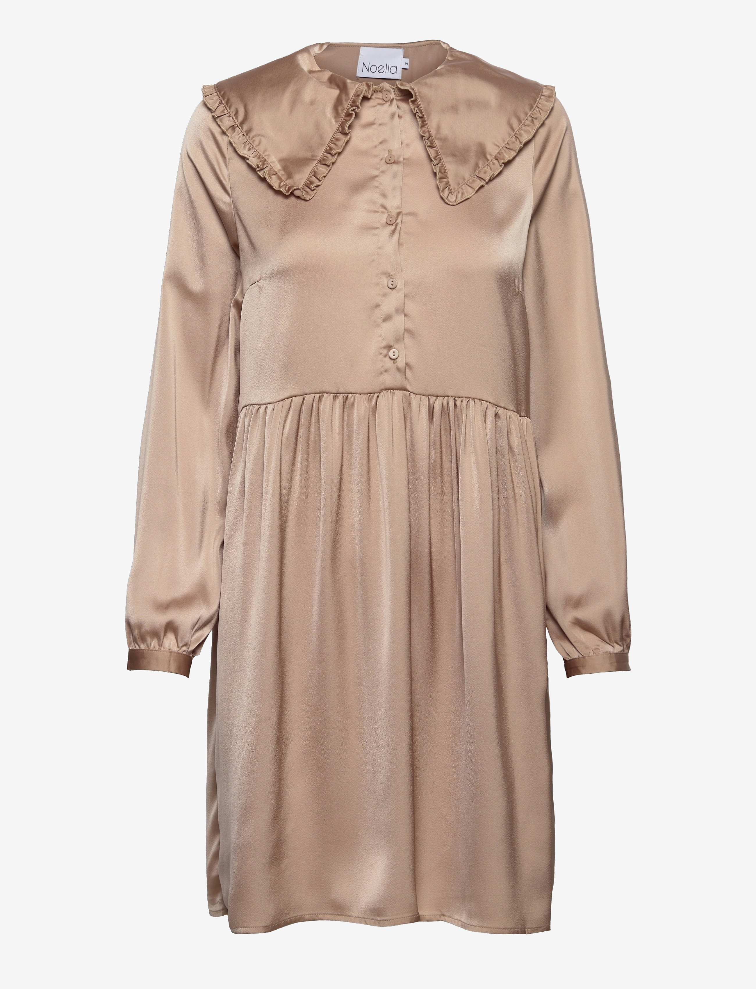 Noella Dania Dress Polyester, XS, Dresses, Beige - Short Dress, Frauen