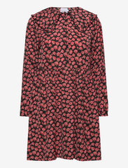 Noella - Dania Dress Polyester - korte kjoler - rose print - 0