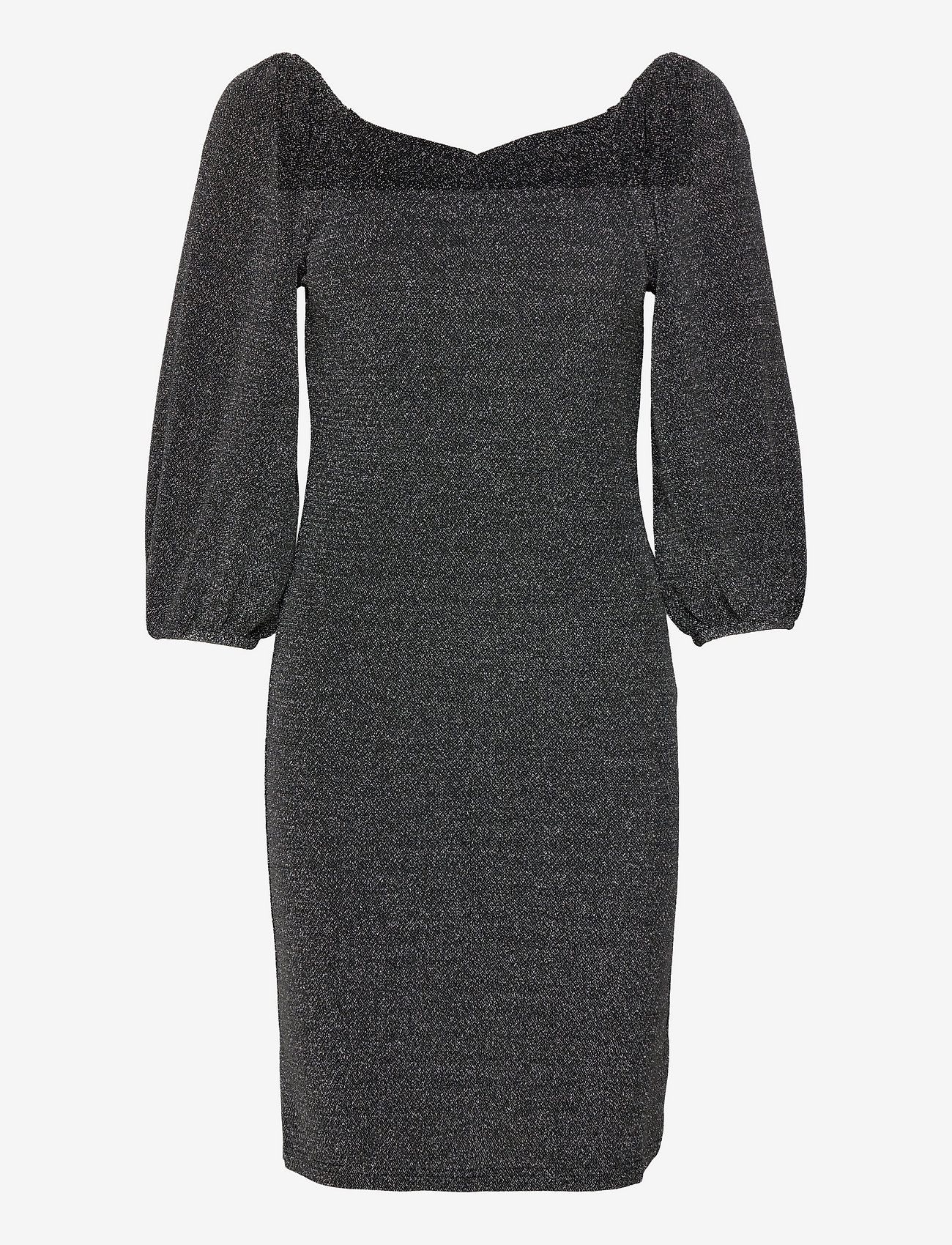 Noella - Diana Dress Nylon - tettsittende kjoler - black/silver lurex - 0
