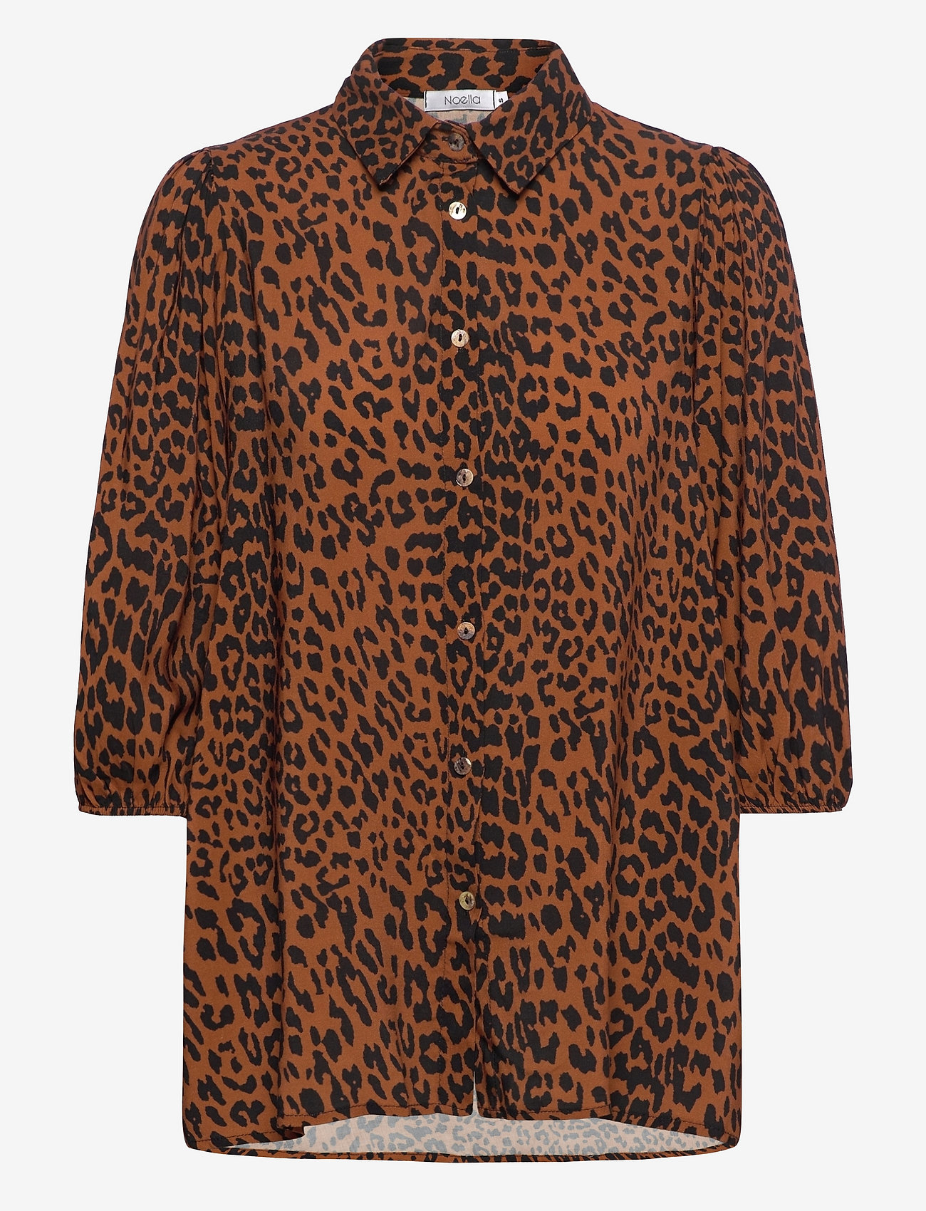 Noella - Etta Blouse Viscose - lühikeste varrukatega pluusid - leo - 0