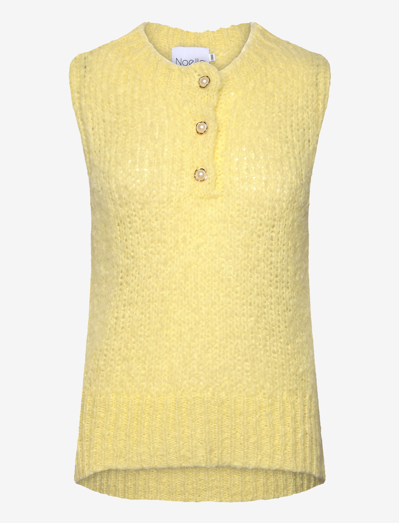 Noella - Kala Pearl Slipover Wool - pale yellow - 0