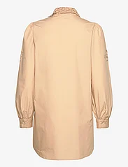 Noella - Lucille Long Shirt Cotton - pitkähihaiset paidat - camel - 1