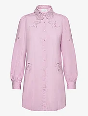 Noella - Lucille Long Shirt Cotton - pitkähihaiset paidat - lavender - 0