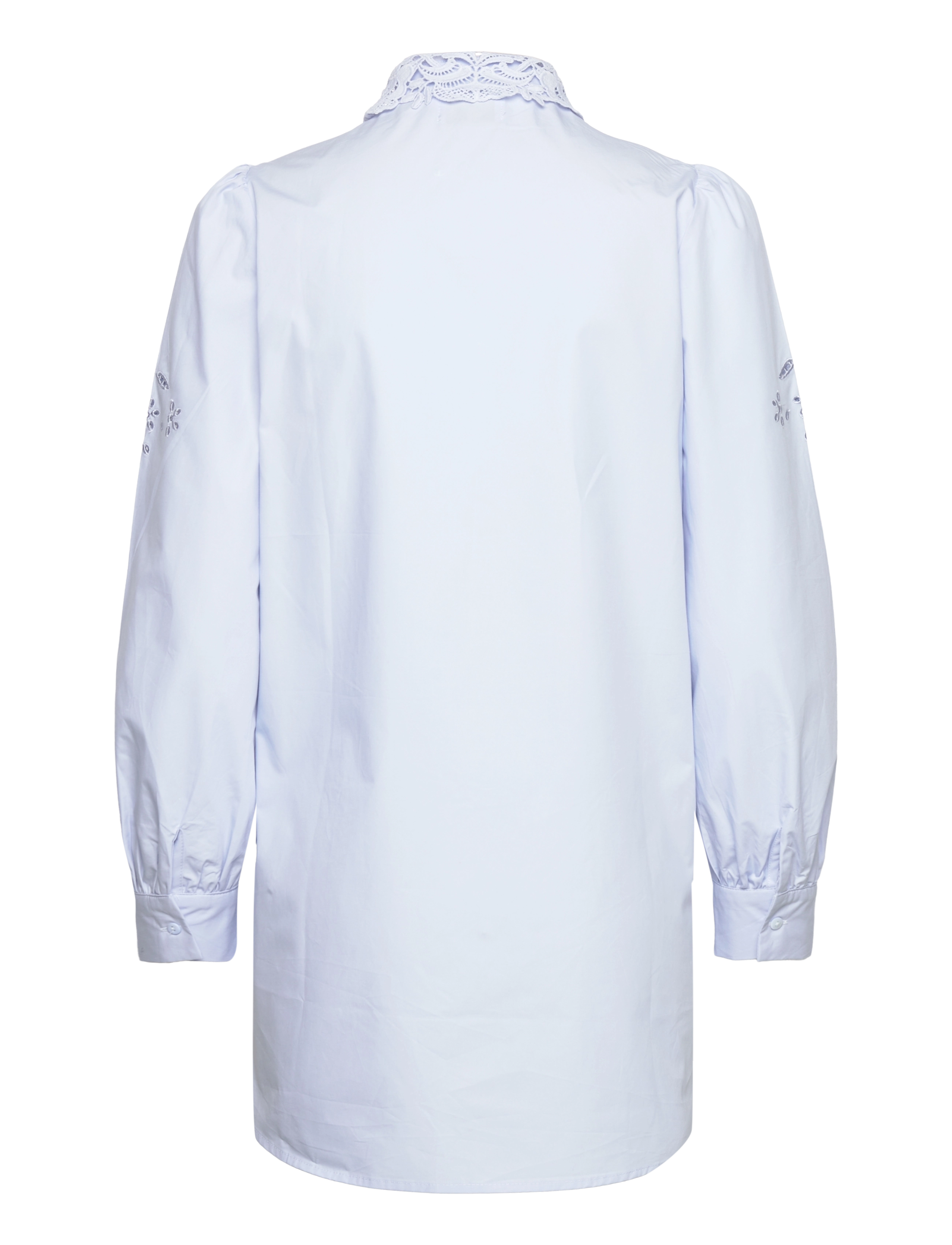 Noella - Lucille Long Shirt Cotton - light blue - 1