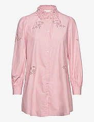 Noella - Lucille Long Shirt Cotton - long-sleeved shirts - rose - 0