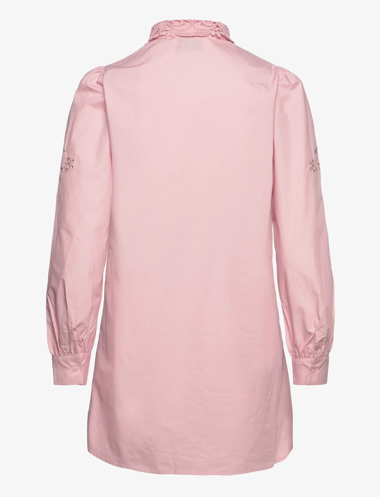 Noella - Lucille Long Shirt Cotton - long-sleeved shirts - rose - 1