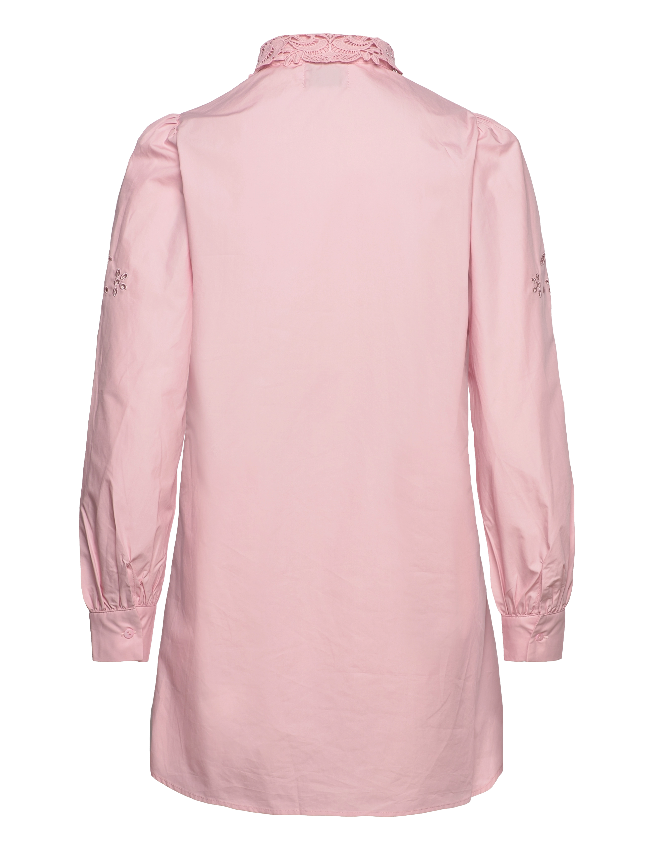 Noella - Lucille Long Shirt Cotton - rose - 1