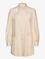Lucille Long Shirt Cotton - SAND