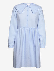 Noella - Dania Dress Cotton - skjortekjoler - blue/white checks - 0