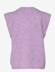 Noella - Frenchie Knit Vest - strikveste - lilac melange - 1