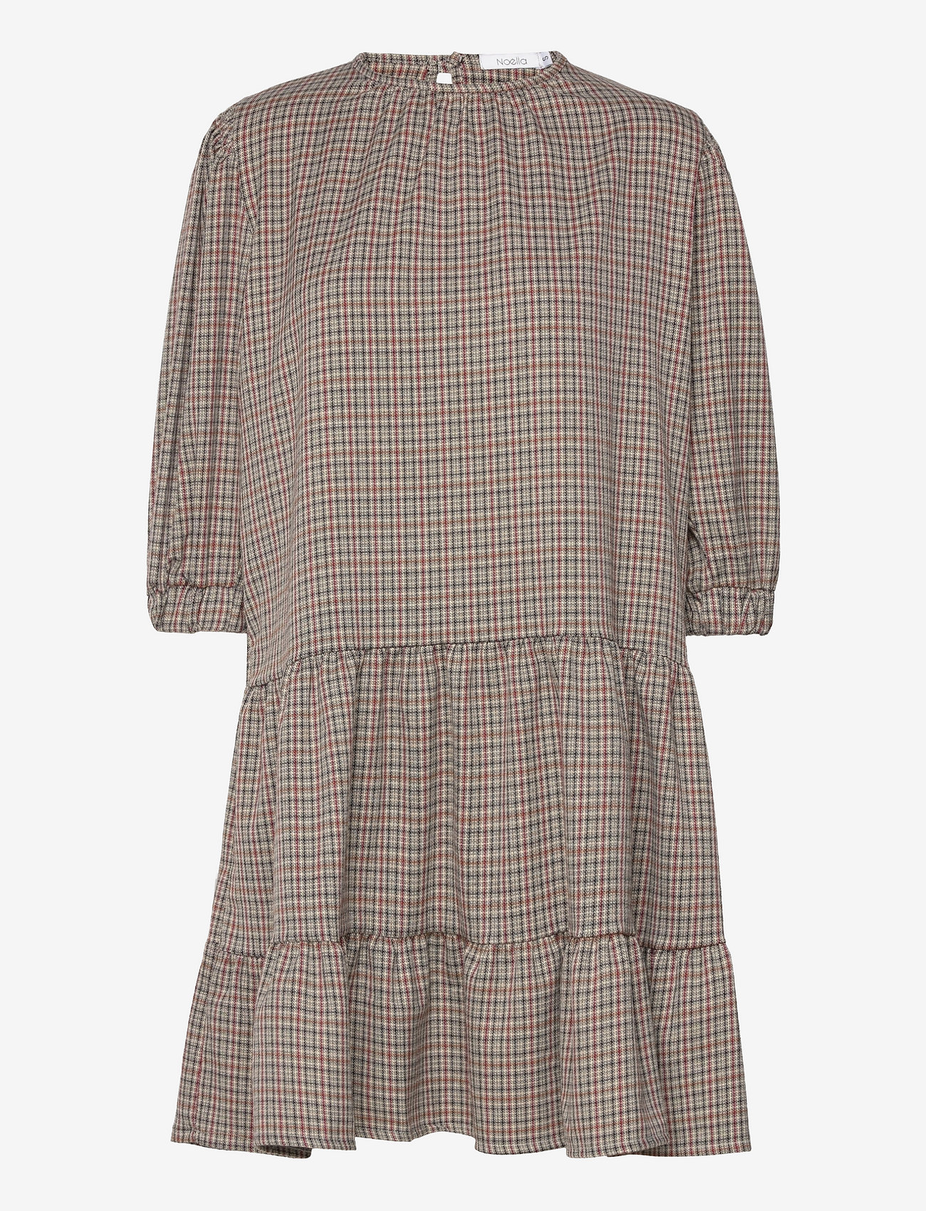 Noella - Tanny Dress Cotton - korte kjoler - small checked - 0